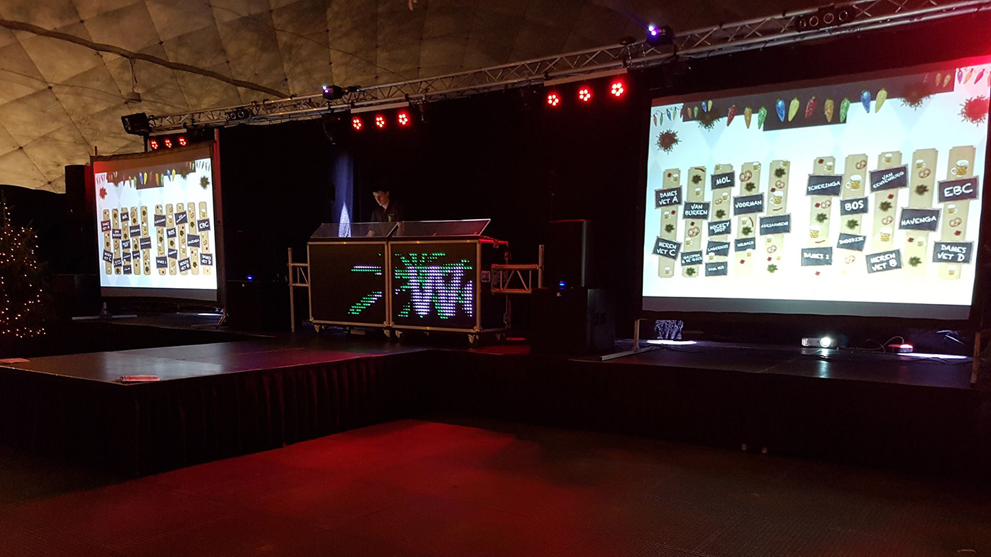 Dual Videoclip DJ show in de Randstad.